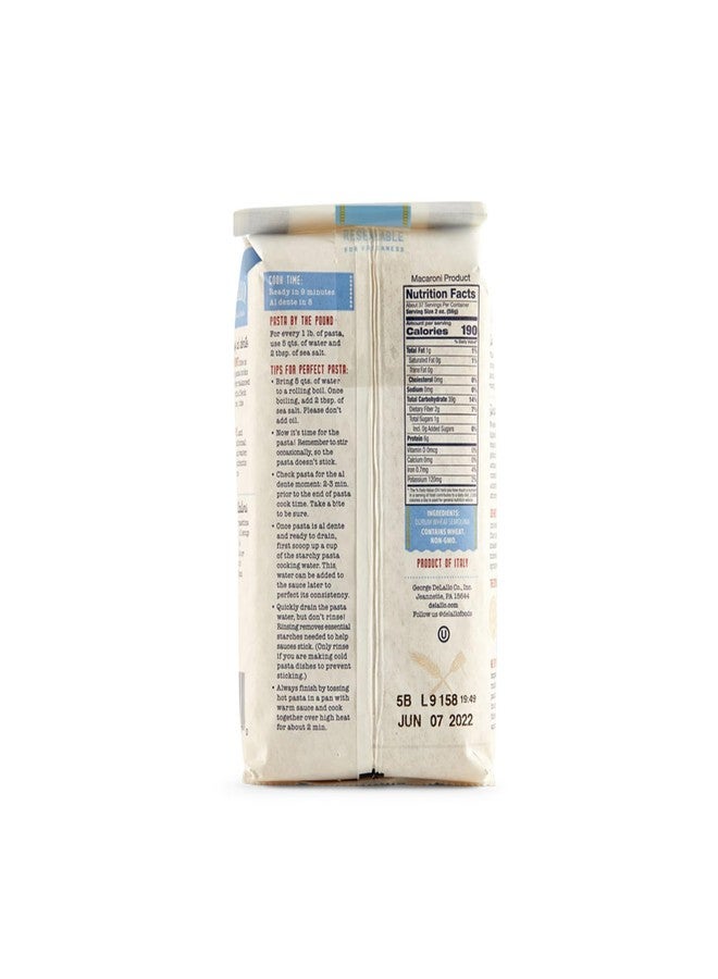 DeLallo Ditalini Pasta, 1 Pound Bag, 7 Pack, Tiny Tube Shaped, Made in Italy, Al Dente Pasta, Cooks in 9 Minutes, Made with Durum Wheat Semolina Flour, Non GMO - Image 5