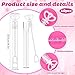 FOIMAS 40pcs Mini Wedding Bubble WandHeart Bubble Wand for Guest Wedding Party Favor Bachelorette Party Valentines Day Party Decoration SupplyWhite - Image 4