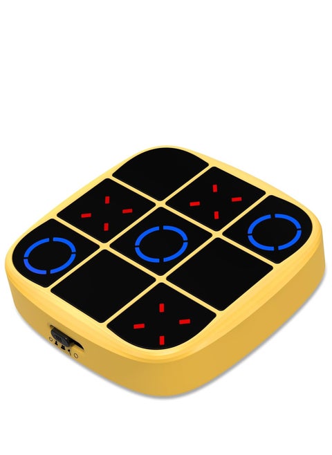 Electronic Tic Tac Toe Game, 4 in 1 Handheld Puzzle Game Console, Portable Board Game, Educational Toy Improve Memory and Concentration, Travel Fidget Toys for Kids and Adults