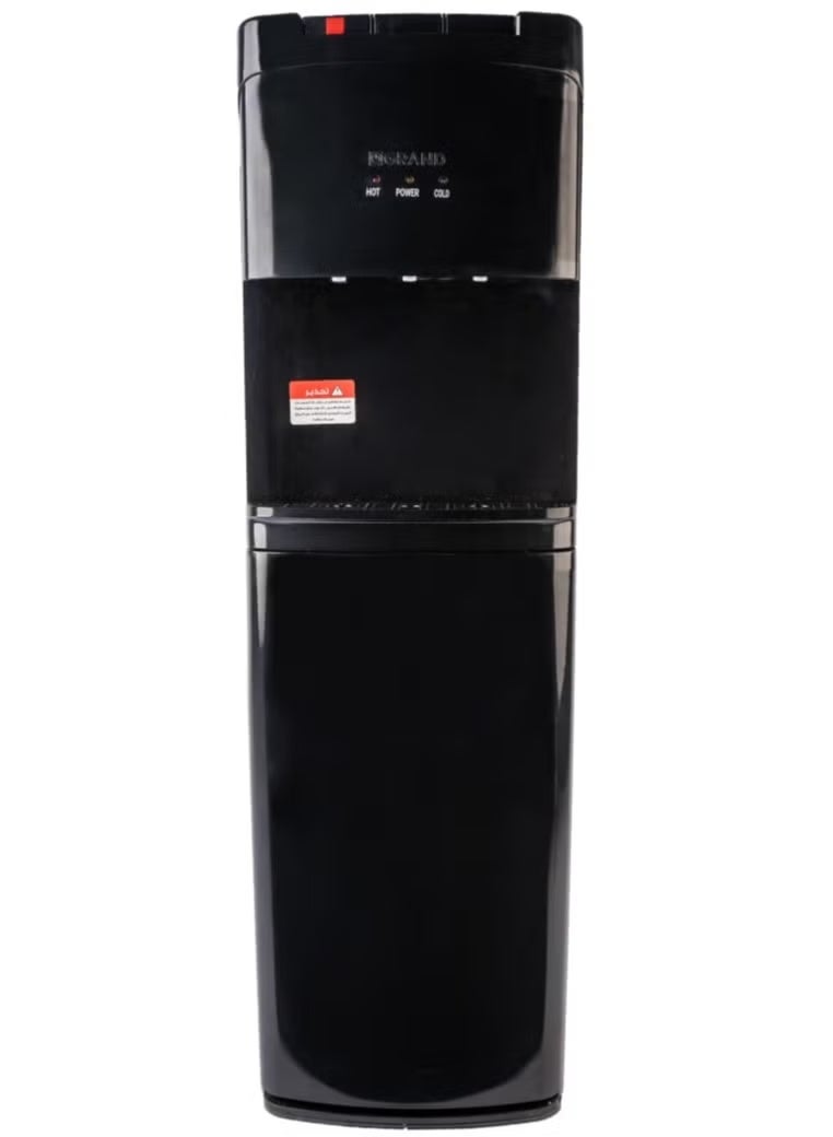 Grand 3-Tap Black Water Dispenser (No Bottom Reservoir) - Cold/Hot/Light Temperature