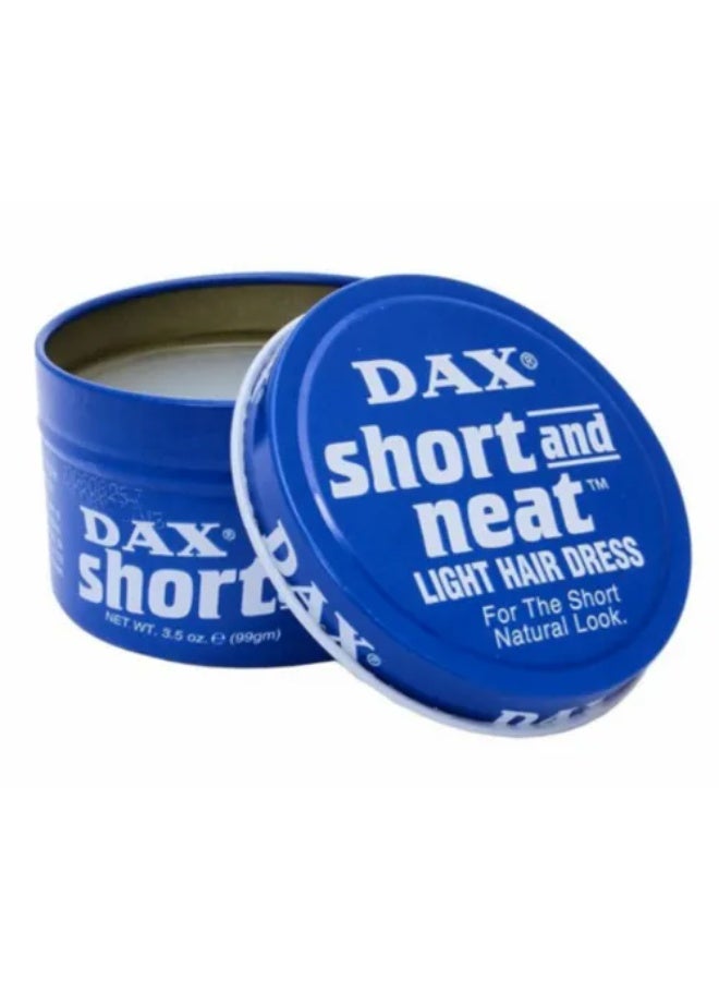 Dax Blue Short & Neat Hair Wax for Short Hair 99g - Image 3