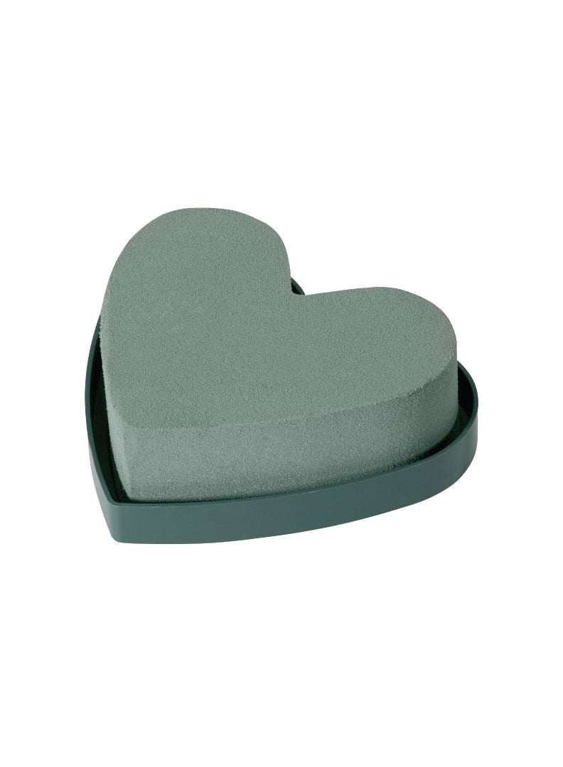 Si Bonne 2 Pcs Foam Heart Shaped Flower Foam 14cm 