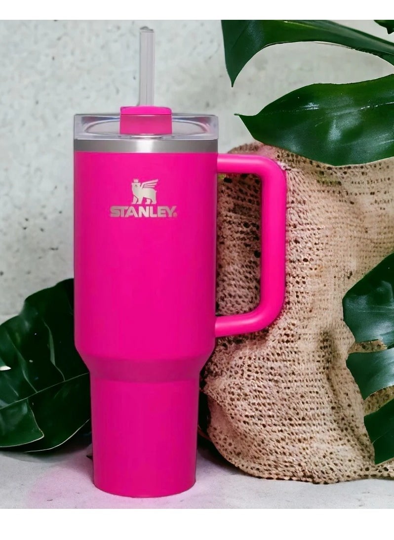 Stanley - H2.0 Flow State Stainless Steel Tumbler with Handle and Straw Lid Insulated Reusable Cup for Water, Coffee, Smoothies & More, Travel Mug, Cupholder Friendly 40 oz - Image 1