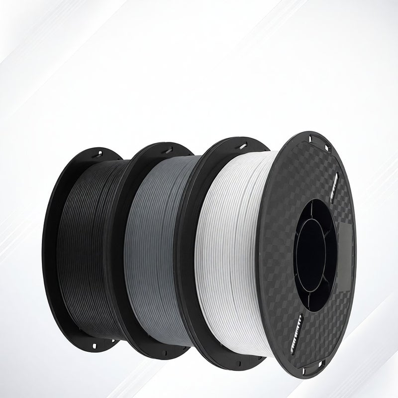 KINGROON 3D Printer HS-PLA Filament 1KG 1.75mm High Fluidity 3D Printing Material Degradable Eco- friendly Spool Dimensional Accuracy +/-0.02mm Standard 1 Roll - White - Image 5