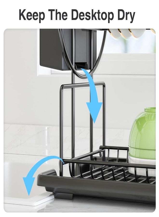 Prakal Dish Drying Rack,Kitchen Rack,Dish Storage Easy to Assemble,Space Saving,Convenient Storage,Large Capacity,Multi-Functional Storage (PRA-10) - Image 5
