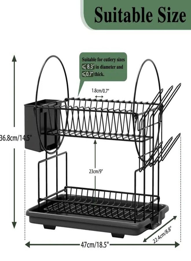 Prakal Dish Drying Rack,Kitchen Rack,Dish Storage Easy to Assemble,Space Saving,Convenient Storage,Large Capacity,Multi-Functional Storage (PRA-10) - Image 2
