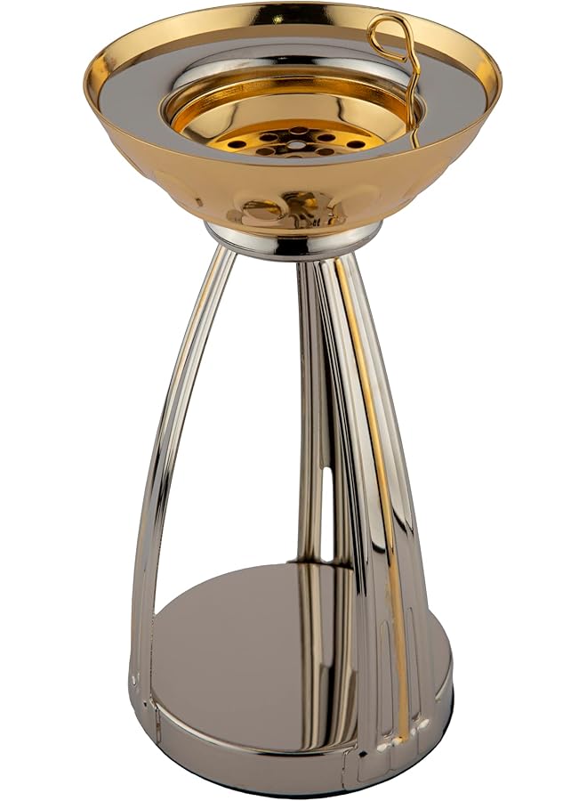 مبخرة حديد نيكل ذهبي - Image 2