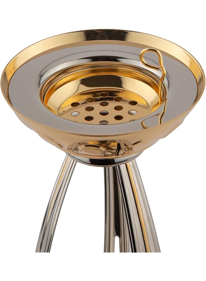 مبخرة حديد نيكل ذهبي - Image 3