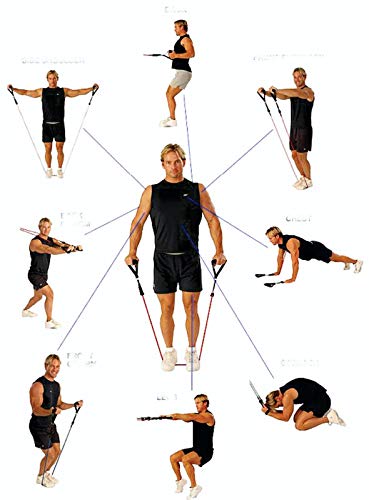 airavat Natural Rubber Men, Women Resistance Band Toning Tube with Door Strap (Level 3, Orange 4501) - Image 3