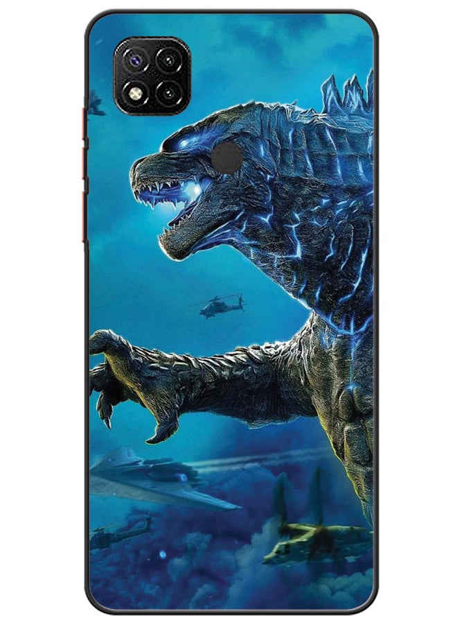 EYE CATCH Protective Case Cover For Xiaomi Redmi 9C Godzilla  - Image 1