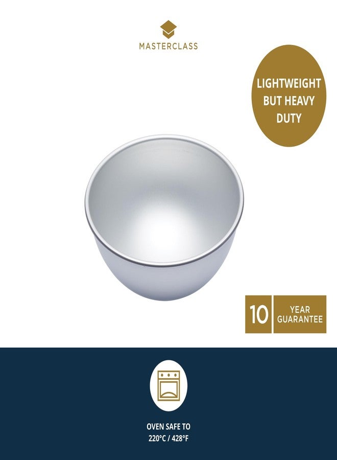 Master Class MASTERCLASS Hemisphere Cake Tin 20 cm, Silver Anodised Aluminium Pan, Lightweight, Heavy Duty, For Baking Half Sphere Cakes, 8 Inch - Image 3