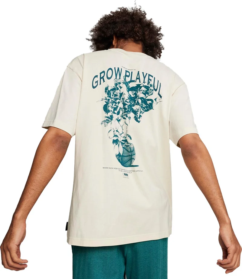 PUMA Graphics Men's Blue Casual Style T-Shirt 62800687