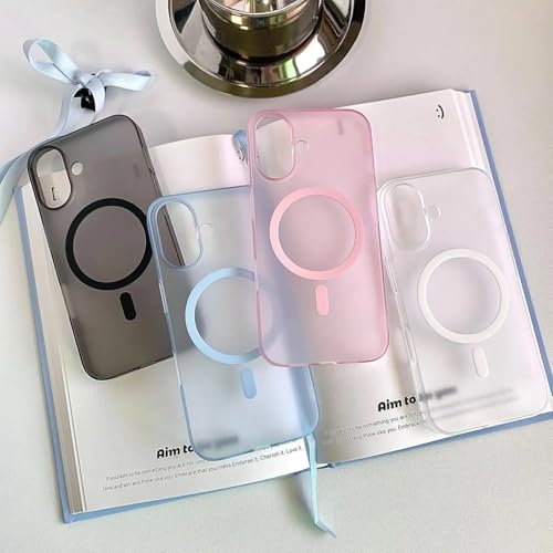 MAGICHUB Luxury Paper Thin Back Case Cover for iPhone 16 | Matte Finish | Compatible with magsafe | (Black) - Image 5