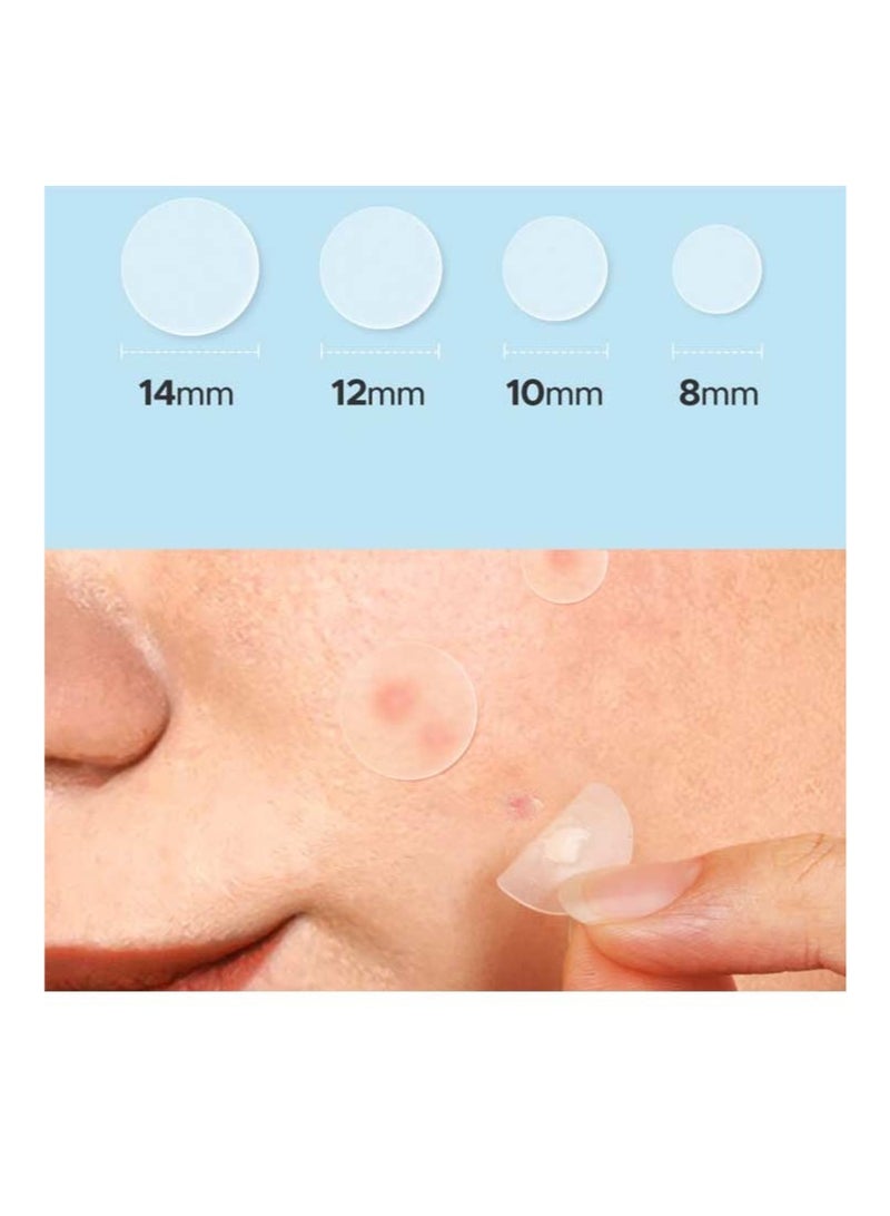 360-Pack Hydrocolloid Pimple Patches, 10mm & 12mm Sizes, Invisible, Waterproof, Skin-Friendly, Acne Spot Treatment Covers, Blemish Concealing Stickers, For Daytime Protection & Nurturing - Image 3