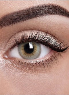 Unibling LA Girl Grey Yearly Colored Contact Lenses, Unisex Cosmetic Contact Lenses, Enlargement Collection, Light Grey, With Case  - Image 4
