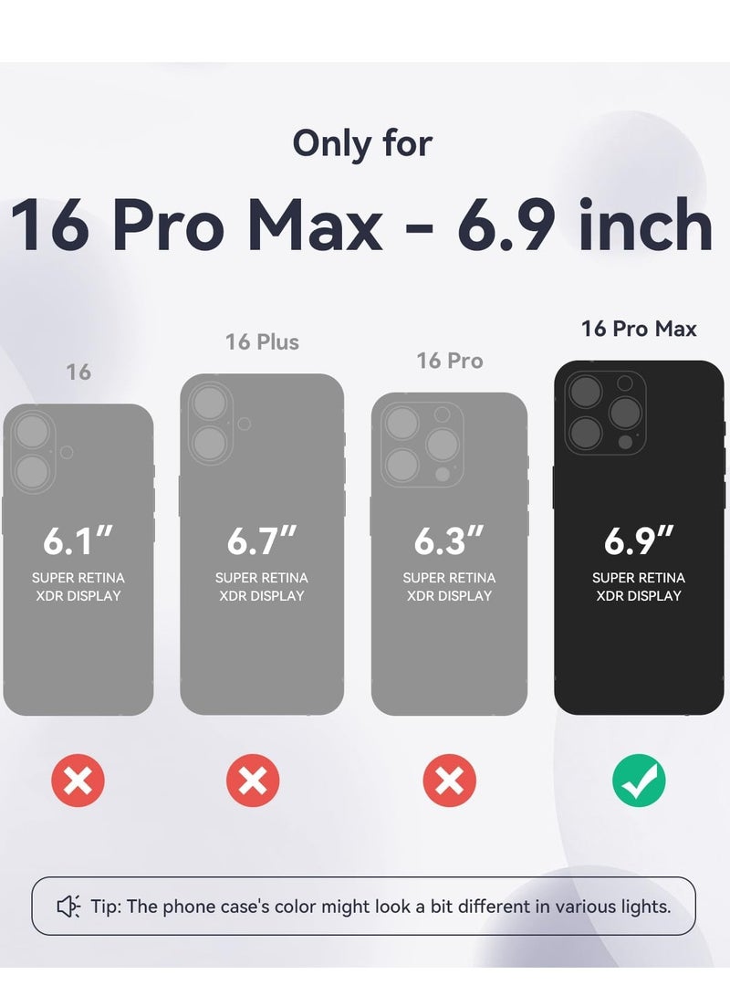 ELTRAZONE Midnight Blue Silicone Case for iPhone 16 Pro Max [Camera Protection], MagSafe Compatible, Anti-Scratch Microfiber Lining, Includes 2 Screen Protectors - Image 2