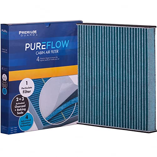 Premium Guard PureFlow Cabin Air Filter PC5518X | Fits 2001-2006 Lexus LS430, 2002-2010 SC430, 2001-2005 GS300, GS430, Front - Image 1