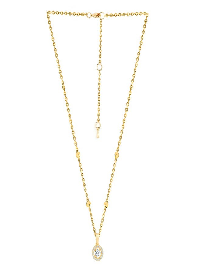 MINUTIAE Gold-Plated Handcrafted Necklace for Women's and Girls_(MNT359_G) - Image 2