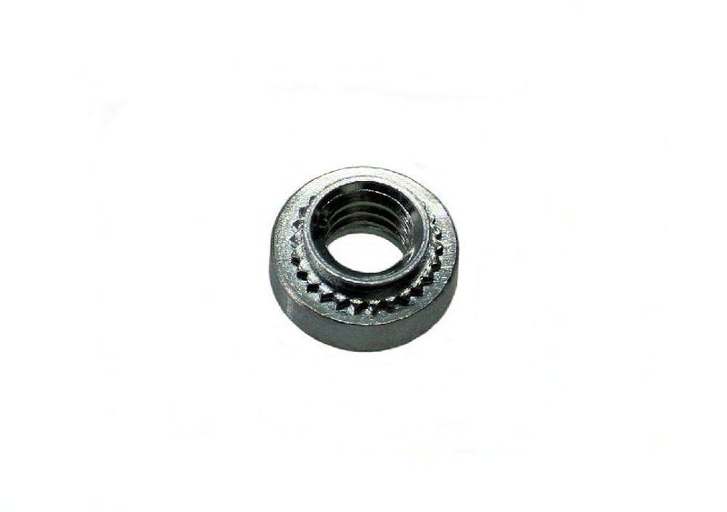 Unicorp ES-0524-1 Round Captive Nut Self-Clinching, 5/16-24 Thread x .056 thk, Steel Zinc QTY-10 - Image 1
