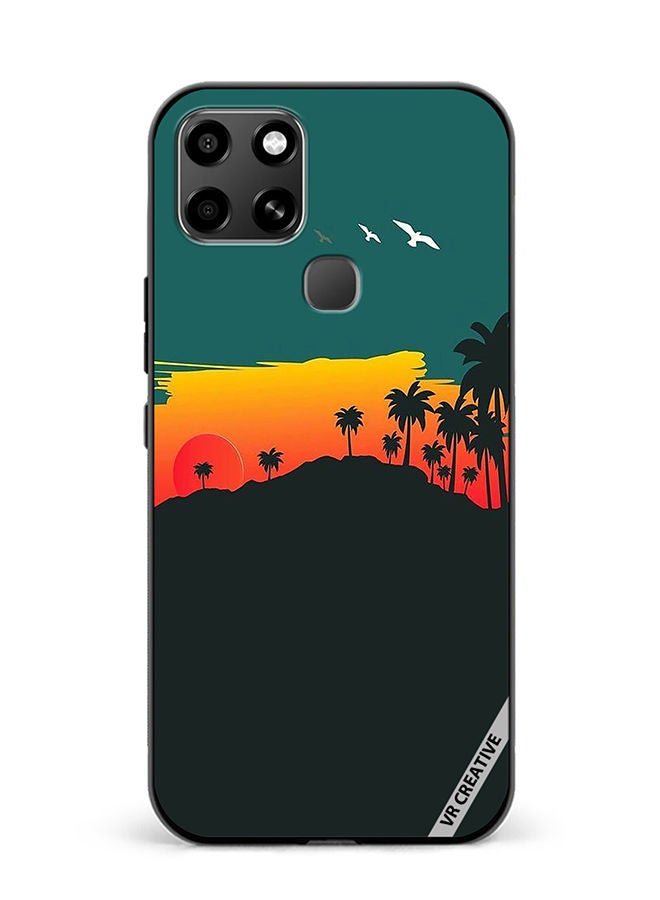 VR CREATIVE Protective Case Cover For Infinix Smart 6 Nature Design Multicolour - Image 1