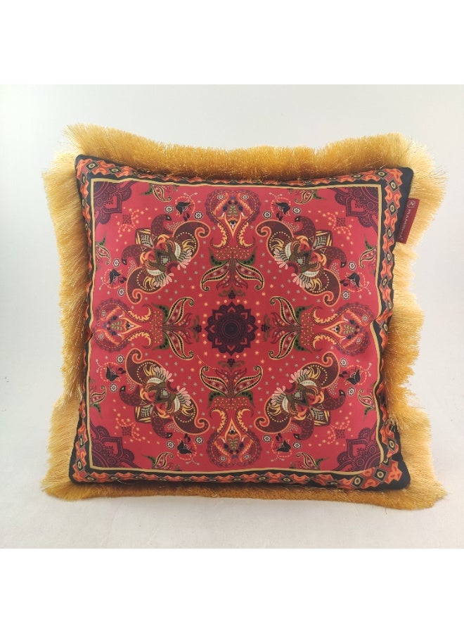 Ramsha Multi Color Polyester Cushion with Filler Cushion for Floor,throw cushion,sofa cushion Bed, Couch - CS 060 (45x45cm) - Image 5