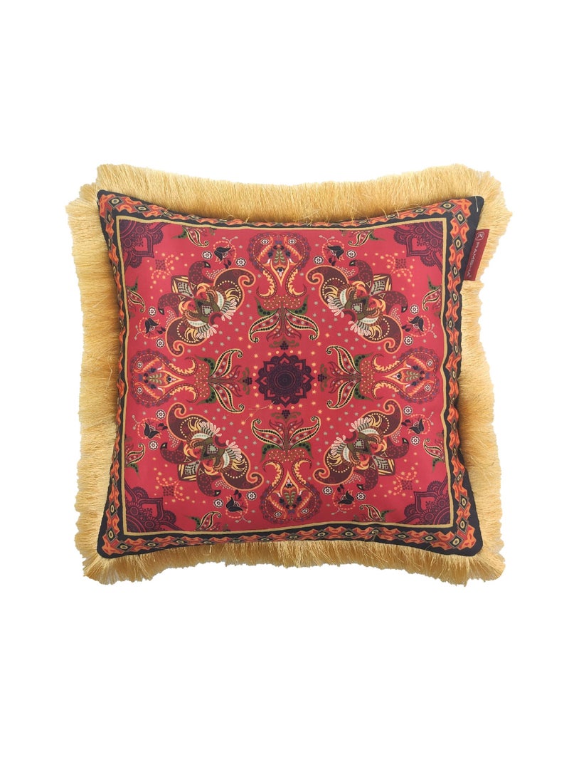 Ramsha Multi Color Polyester Cushion with Filler Cushion for Floor,throw cushion,sofa cushion Bed, Couch - CS 060 (45x45cm) - Image 1