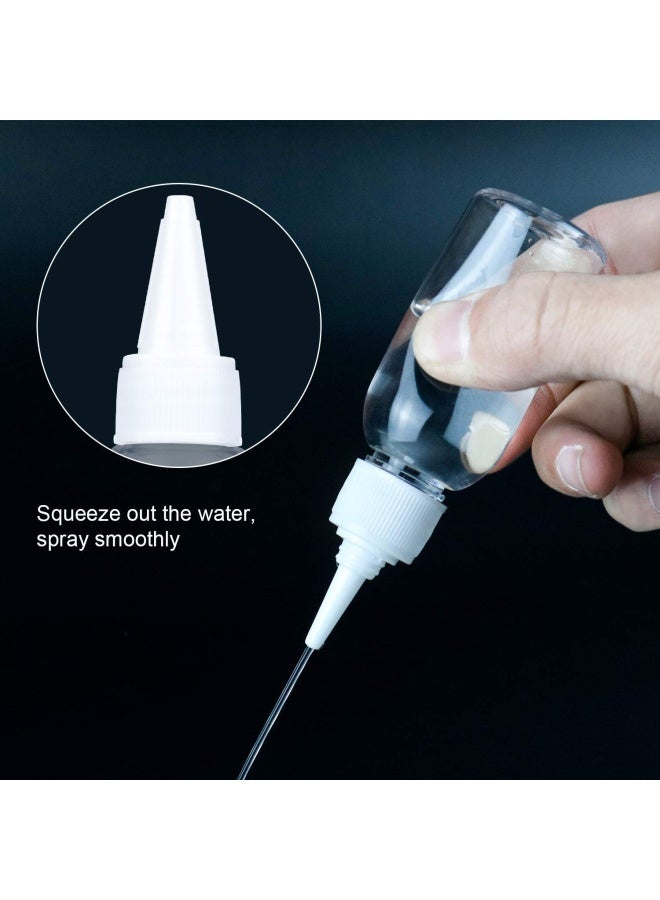 TRENDBOX 1oz / 30ml Plastic Bottle Pointed Mouth Top Cap for Essential Oils, Liquid - 6 Pack - Image 5