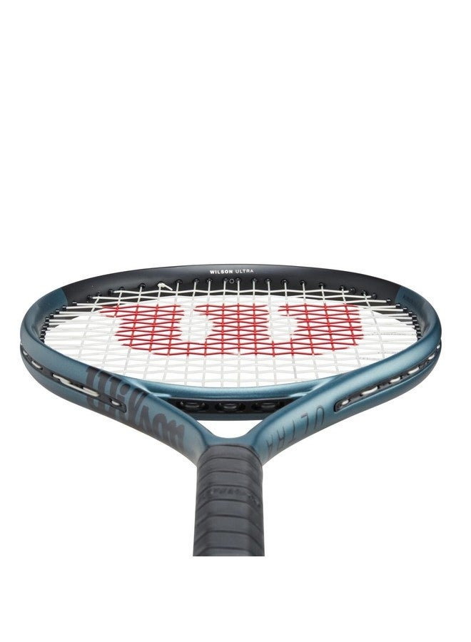 Wilson Ultra 26 V4 Tennis Racket, Head 100, 16x19, Junior Intermediate - Blue/ Black - Image 4