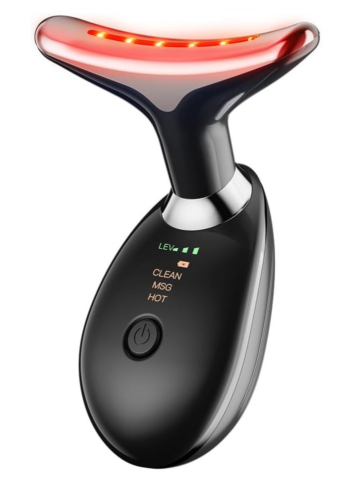 Zashe Neck & Face Massager Face Sculpting Tool – 3 Color Modes & Vibration for Facial Massage, Reduces Double Chin, Lifts & Firms Skin Multicolour  - Image 1