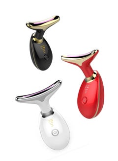 Neck & Face Massager Face Sculpting Tool – 3 Color Modes & Vibration for Facial Massage, Reduces Double Chin, Lifts & Firms Skin Multicolour