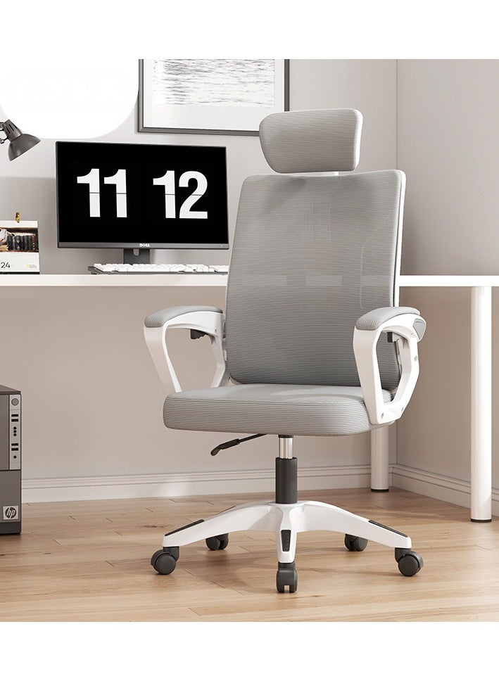  CityRiya-Long كرسي مكتب ، كرسي مكتب كمبيوتر ، كراسي ألعاب مريحة ، كرسي مكتب مكتب المكتب المنزلي ، كرسي شبكي ، كراسي ألعاب مريحة مع رأس مريح وظهر ، كرسي مهمة شباك دوارة - Image 1