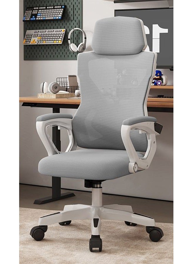  CityRiya-Long كرسي مكتب ، كرسي مكتب كمبيوتر ، كراسي ألعاب مريحة ، كرسي مكتب مكتب المكتب المنزلي ، كرسي شبكي ، كراسي ألعاب مريحة مع رأس مريح وظهر ، كرسي مهمة شباك دوارة - Image 2