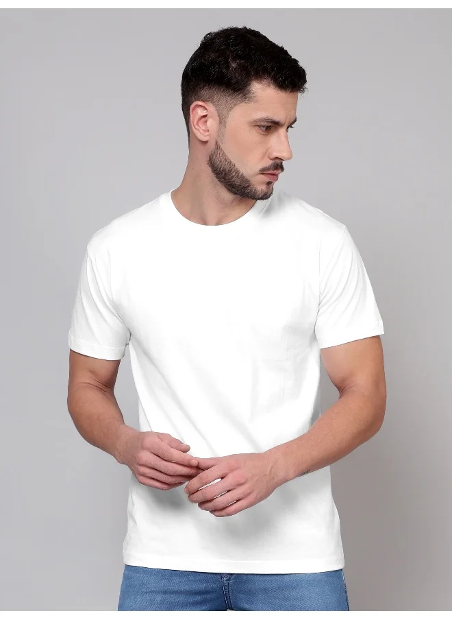 بيونغ White Plain T-shirt For Men