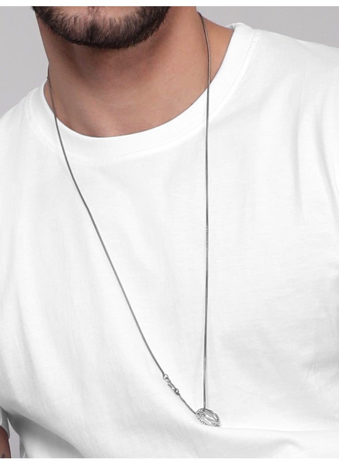 Beyoung White Plain T-shirt For Men  - Image 2
