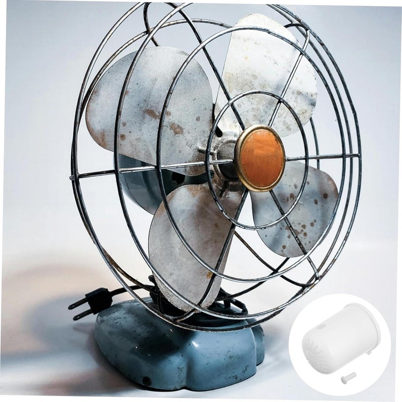HOMSFOU Electric Fan Protective Cover Lightweight Modern Design for Home Use Protects Motor from Debris Compatible Various Electric Fans White - Image 5