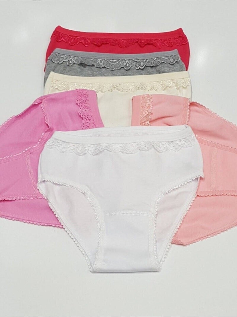 Tutku 0834 Girl Thin Waist Pinar Bato-Slip-Panties - 12 Piece Combination  - Image 2