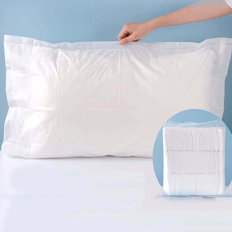 15pcs Thickened Disposable Pillowcases for Hotel Salon Travel Breathable - Image 1