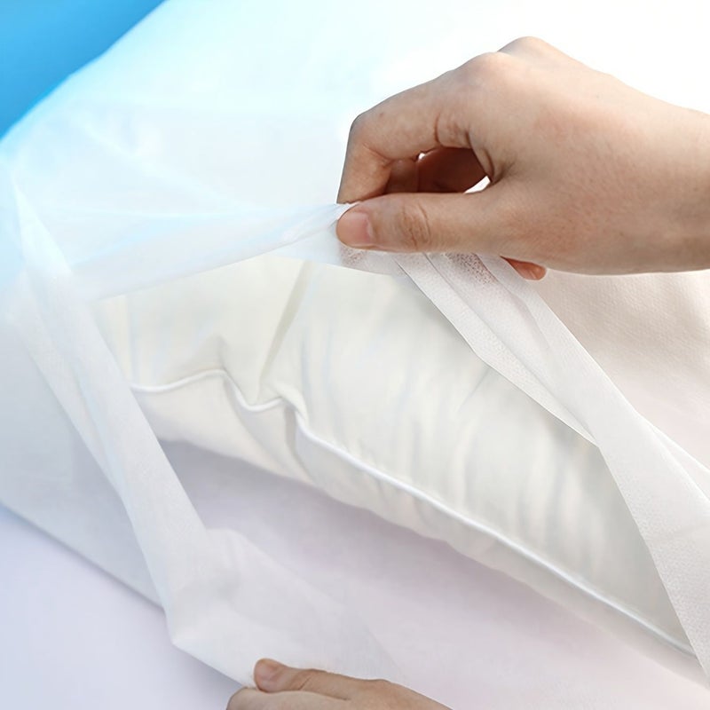 15pcs Thickened Disposable Pillowcases for Hotel Salon Travel Breathable - Image 2