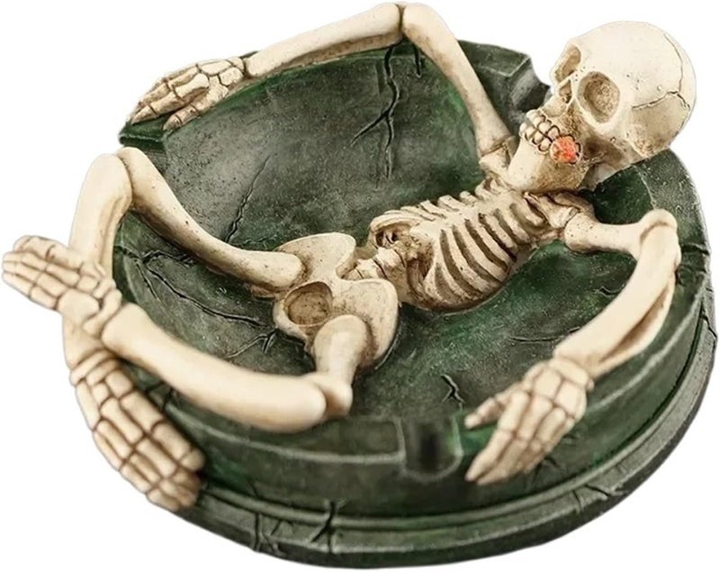 Creative Skull Ashtray - Personality Design For Home, Hotel, Bar, And Office Use - Image 1