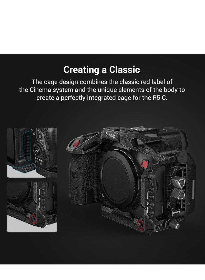 SmallRig “Black Mamba” Camera Cage for Canon EOS R5 C/R5/R6 - Image 2