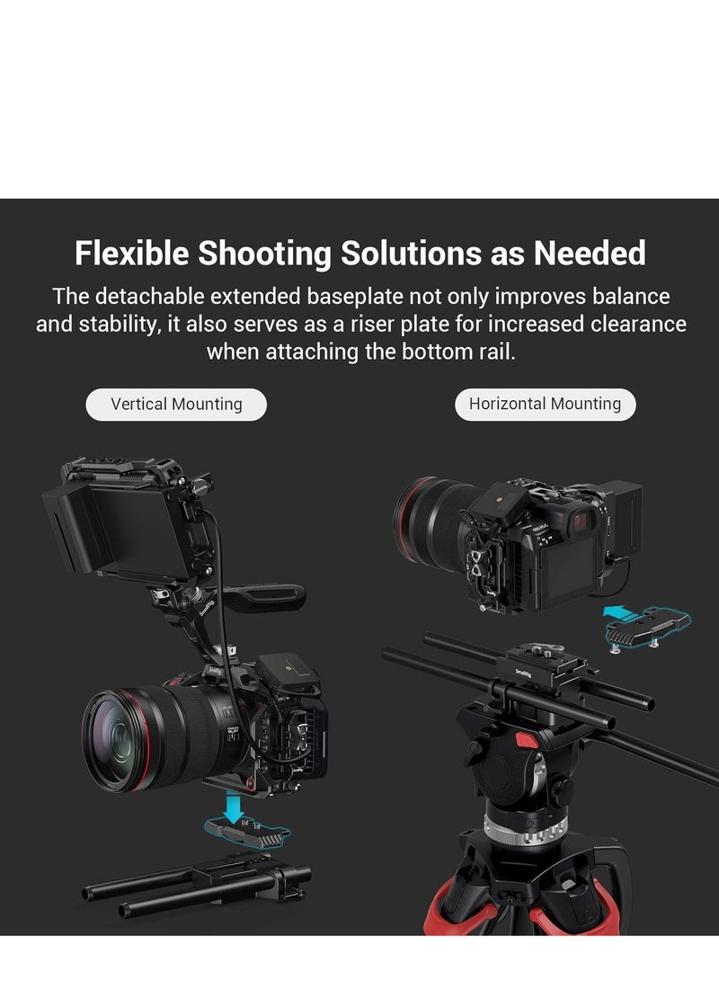 SmallRig “Black Mamba” Camera Cage for Canon EOS R5 C/R5/R6 - Image 3