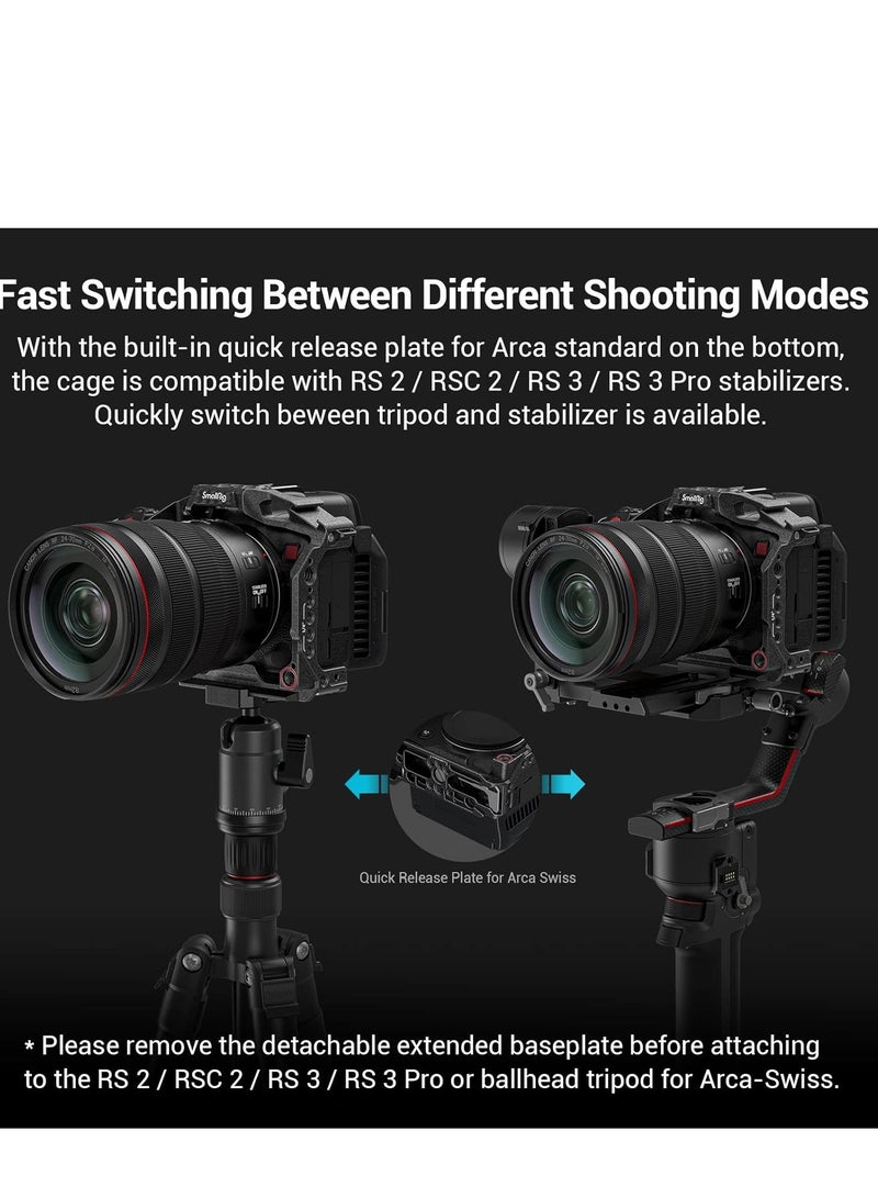 SmallRig “Black Mamba” Camera Cage for Canon EOS R5 C/R5/R6 - Image 4