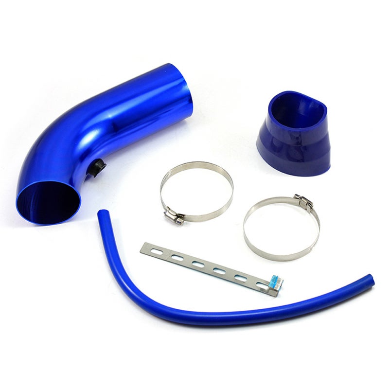 Automotive Performance Cold Air Intake Tube: 3-Inch Aluminum Construction, Enhanced Throttle Response - Increased Fuel Efficiency, Universal Fitment for Vehicle Upgrade DIY Enthusiasts Mechanics - Image 1