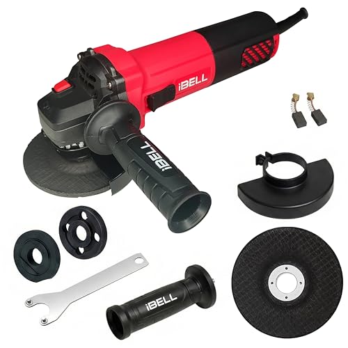 IBELL TOOLS IBELL Angle Grinder AG15-85| 1100W Heavy Duty | Copper Armature | 115mm/4.5" Disc Diameter | 11000 RPM with Grinding Wheel and Guard- 6 Months Warranty - Image 1