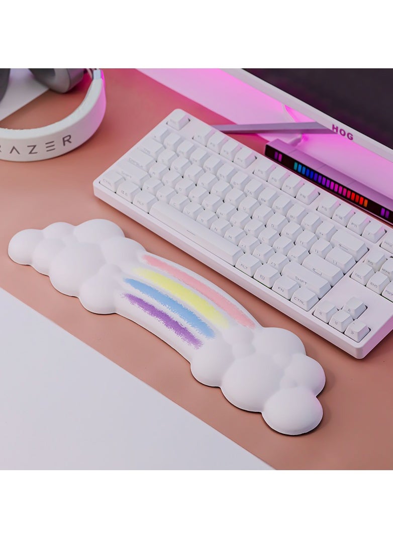 PIWIJOY Cloud Pad Keyboard Wrist Rest Soft Memory Foam  - Image 3
