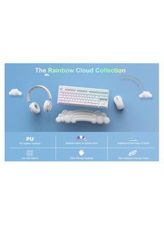 PIWIJOY Cloud Pad Keyboard Wrist Rest Soft Memory Foam  - Image 5