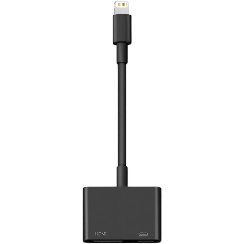 Microwoo Lightning to HDMI Adapter for iPhone, [Apple MFi Certified] Digital AV Dongle,1080P Sync Screen Cable with Lightning Charging Port for iPhone, iPad to TV/Projector/Monitor No Need Power Supply - Image 1