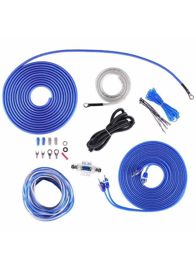 SKAR AUDIO 8 Gauge OFC Complete Amplifier Installation Wiring Kit, SKAR8MANL-OFC - Image 1