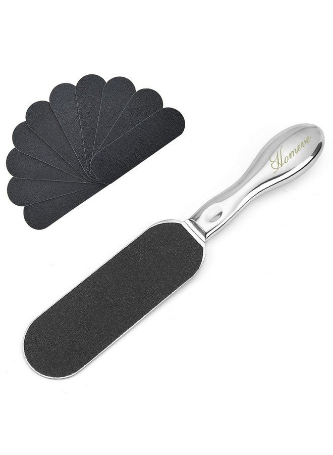 Homeve Professional Pedicure Foot File - Reusable Stainless Steel Cracked Skin Corns (Large Foot File)… - Image 1