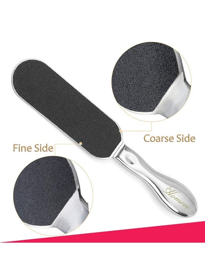 Homeve Professional Pedicure Foot File - Reusable Stainless Steel Cracked Skin Corns (Large Foot File)… - Image 2